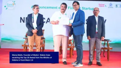 Maity's Elderly Care Services Celebrates Double Triumph: Named Best Startup in India by KIIT TBI and Secures Top 20 Spot in Fundstack 3.0 by