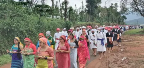 ತಲಕಾವೇರಿ: ಮಧ್ಯಾಹ್ನ 1.11ಕ್ಕೆ ತೀರ್ಥೋದ್ಭವ, ಮಳೆಯ ನಡುವೆಯೂ ಭಕ್ತರ ಸಂಭ್ರಮ