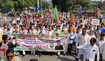 भाजपने केला झोपडपट्टीवासियांचा आवाज बुलंद