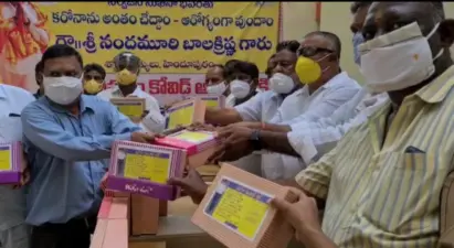 కోవిడ్ అసుపత్రికి 'బాలయ్య' సాయం