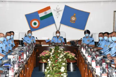 Shillong: IAF chief at commanders' conference of Eastern Air Command