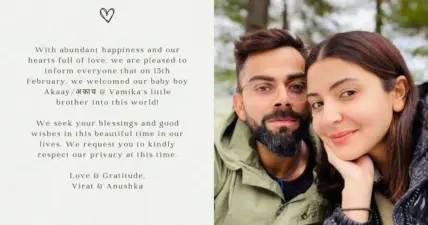 What is the meaning of Akaay? Name of Virat Kohli & Anushka Sharma's baby boy