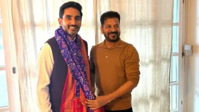 Lokesh, Revanth Reddy Bond @ Davos