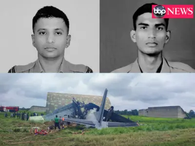 ভয়াবহ যুদ্ধ বিমান দূর্ঘটনা, মৃত পাঁচ সেনা জওয়ান
