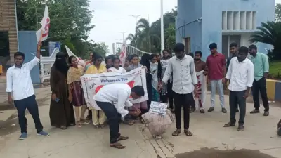 నీట్ వివాదంపై ఎస్ఎఫ్ఐ ఆగ్రహం.. మహబూబ్నగర్లో భారీ నిరసన
