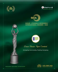 SEIA 2026: Grow House Agro Limited, Ahmedabad receives award for Emerging Commodity Trading Company of the Sugar Industry