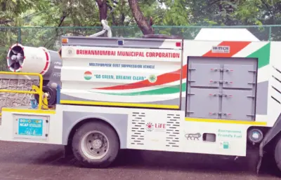 मुंबईतील धुळीला बसणार आळा, रस्त्यांवर उतरले 'सक्शन प्रिंकलर'