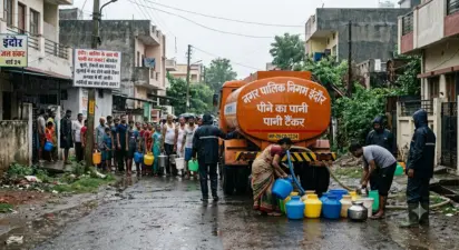इंदौर में बारिश में भी पानी का संकट, अब भी चल रहे 350 टैंकर, बोरवेल भी सूख रहे, गर्मियों में क्या होगा हाल?