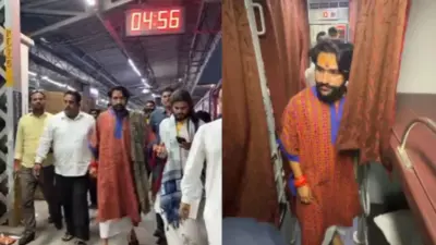 VIP कल्चर से दूर बाबा बागेश्वर, ट्रेन में सफर कर जीता लोगों का दिल