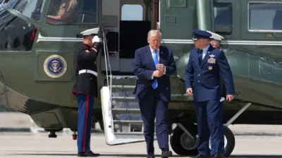 Trump's Marine One in Mid-Air Safety Scare After Flying Too Close to Passenger Plane