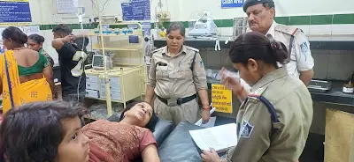 जबलपुर: अधारताल थाने में सुनवाई नहीं हुई तो एसपी ऑफिस में महिला ने की सुसाइड की कोशिश