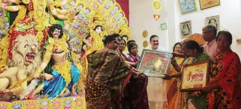"শ্যামাপ্রসাদ দুর্গোৎসব সম্মান ২০২৪" প্রদান অনুষ্ঠান
