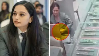 వామ్మో..చూస్తుండగానే బంగారం కొట్టేసిన యువతి