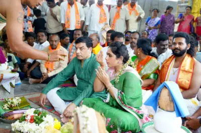శ్రీ పట్టాభిరామచంద్రస్వామి ఆలయ ప్రతిష్ఠా మహోత్సవంలో దిల్ రాజు హాజరైన హీరో ఎవరో తెలుసా