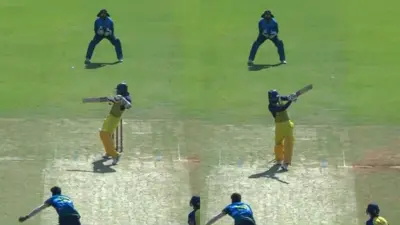 Watch: Narayan Jagadeesan creates history; smashes 6 fours in an over in Vijay Hazare Trophy