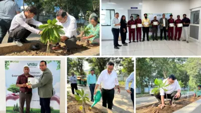 Vasu Foundation Commits to Planting 1.08 Lakh Trees by 2035 After Completing Mission 10,008