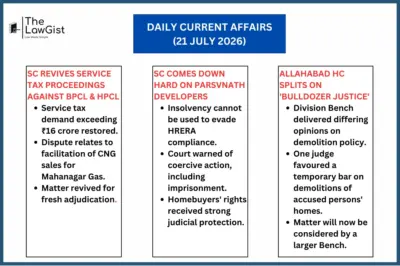 DAILY CURRENT AFFAIRS (21 JULY 2026)