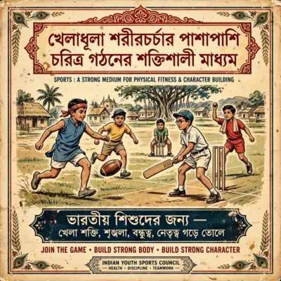 খেলাধুলা: শরীরচর্চার পাশাপাশি চরিত্র গঠনের শক্তিশালী মাধ্যম।