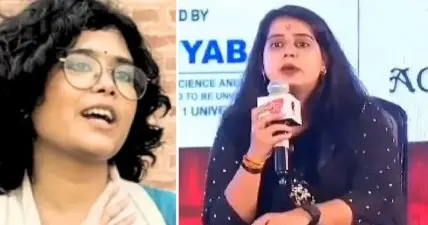 ഐസ നേതാവ് അഞ്ജലിയെ പൊളിച്ചടുക്കി എബിവിപിയുടെ ശാലിനി വര്മ്മ