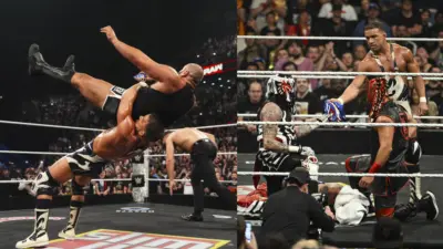 Chad Gable Saves Rey Mysterio After the Legend Had His Mask Ripped off on Raw