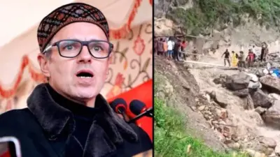 जम्मू-कश्मीर में भारी बारिश से हालात गंभीर, अमित शाह ने CM उमर अब्दुल्ला से की बात