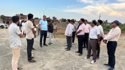 Mirzapur : सीएम के दौरे की उल्टी गिनती शुरू, ड्रोन से सुरक्षा जांच, हेलीपैड की तैयारी अंतिम चरण में