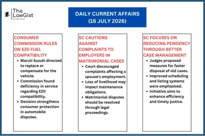 DAILY CURRENT AFFAIRS (16 JULY 2026)