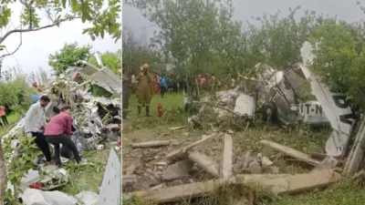 Kanpur Aircraft Crash : कानपूर येथे प्रशिक्षण विमान कोसळले : वैमानिक आणि प्रशिक्षणार्थी ठार