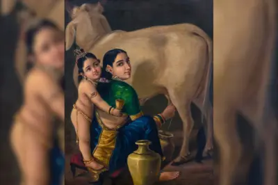 Most expensive Indian art ever: Raja Ravi Varma's 'Yashoda and Krishna' sells for Rs 167.20 crore