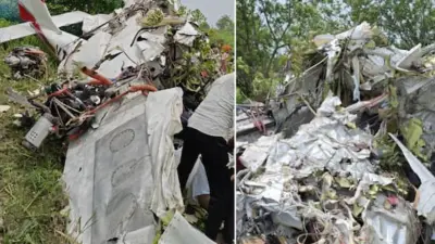 प्रशिक्षणार्थी विमान कोसळलं, वैमानिक आणि प्रशिक्षणार्थी मृत्यूमुखी; विमानात अचानक स्फोट अन् नंतर कोसळलं, दोघेही बाहेर पडू शकले नाहीत