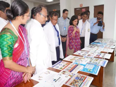 Health secretary inspects AIIMS Mangalagiri facilities during Swachhata Pakhwada 2026