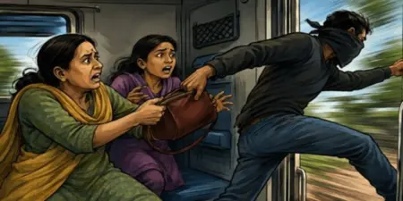 നേത്രാവതി എക്സ്പ്രസില് വൻ കവര്ച്ച; മലയാളി കുടുംബത്തിന്റെ 14 ലക്ഷം രൂപയുടെ സ്വര്ണാഭരണങ്ങളടങ്ങിയ ബാഗ് മോഷ്ടാവ് തട്ടിപറിച്ചെടുത്തു; ട്രെയിനില്നിന്ന് പുറത്തേക്ക് ചാടി; പ്രതിയെ പോലീസ് തിരിച്ചറിഞ്ഞതായി വിവരം