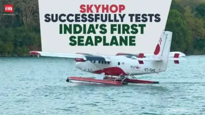 SkyHop Tests India's First Seaplane