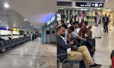 ریاض ایئرپورٹ پر پروازوں کی آمد و رفت جزوی طور پر بحال - مگر کئی بین الاقوامی پروازیں تاحال معطل