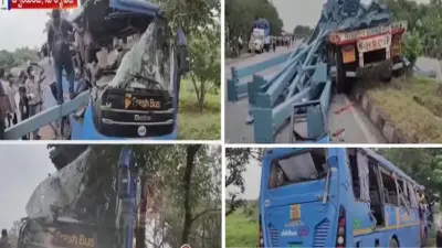 సూర్యాపేట జిల్లాలో ఘోర రోడ్డు ప్రమాదం..ఐదుగురు మృతి