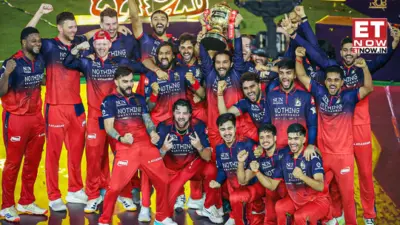 Watch: Virat Kohli and rest of RCB players lift IPL 2026 trophy after beating Gujarat Titans in the final