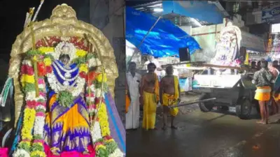 ஜனகை மாரியம்மன் கோயிலில் விஜயதசமி அம்பு எய்தல்!