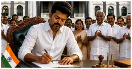 டிஜிட்டல் திண்ணை: 'சிஎம்' விஜய் பதவியேற்பு.. முதல் கையெழுத்து.. அறிவிக்க போகும் 2 அதிரடி திட்டங்கள்!