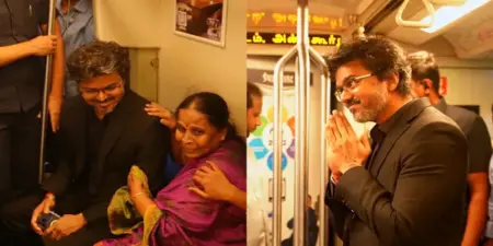 మెట్రోలో సీఎం విజయ్.. ఫ్యాన్స్ హ్యాపీ..!