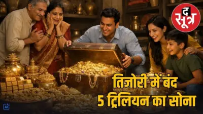 भारतीय घरों में छिपा है कुबेर का खजाना, घरों में रखे सोने की कीमत 450 लाख करोड़ के पार