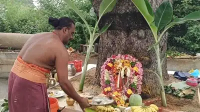 காவல் தெய்வத்துக்கு ஐப்பசி பௌர்ணமி சிறப்பு அபிஷேகம்!