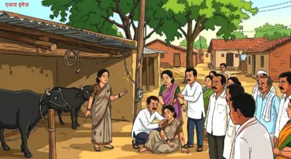 गुणवरे येथील महिलेचा गोठ्यात शॉक लागून मृत्यू