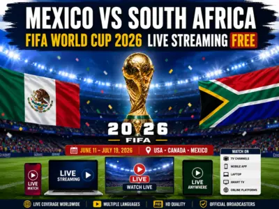 Mexico vs South Africa FREE LIVE Streaming APP: When, Where & How to Watch FIFA World Cup 2026 Match on TV, Mobile APP, Laptop, Smart TV & Online Platforms Country-wise