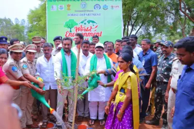 పర్యావరణ దినోత్సవం సందర్భంగా మొక్కలు నాటిన మంత్రి పొన్నం ప్రభాకర్