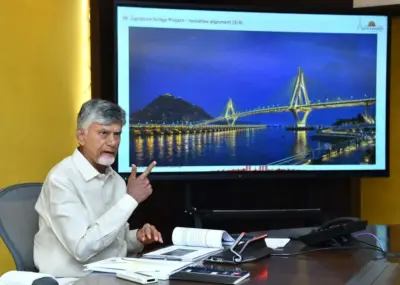 ప్రోగ్రెస్ రిపోర్టు ఇచ్చిన చంద్రబాబు