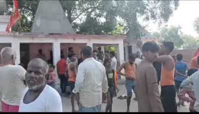 बहराइच में आस्था पर चोट: कटकुईया गांव में दुर्गा प्रतिमा खंडित, फूटा ग्रामीणों का गुस्सा