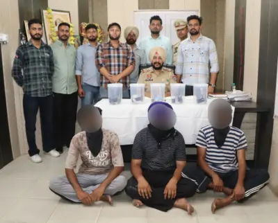 ਜਲੰਧਰ ਵਿੱਚ 5 ਪਿਸਤੌਲਾਂ ਸਮੇਤ ਤਿੰਨ ਮੁਲਜ਼ਮ ਕਾਬੂ
