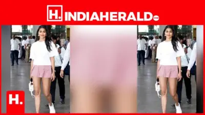 Pooja Hegde's Killer Legs Steal the Show in Tiny Gingham Mini Skirt