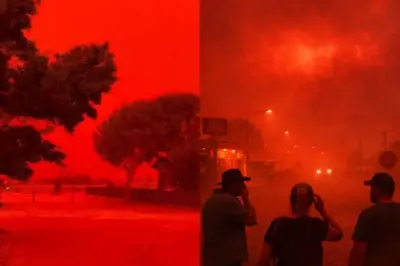 Why did the sky turn an apocalyptic red in Western Australia amid a dust storm? | VIDEOS