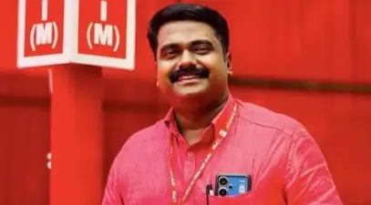 20 വര്ഷത്തെ തടവുശിക്ഷ വിധിക്കപ്പെട്ട് സെൻട്രല് ജയിലില് കഴിയുന്നനേതാവ് ഡി.വൈ.എഫ്.ഐ.കണ്ണൂര് ജില്ലാ ഭാരവാഹി